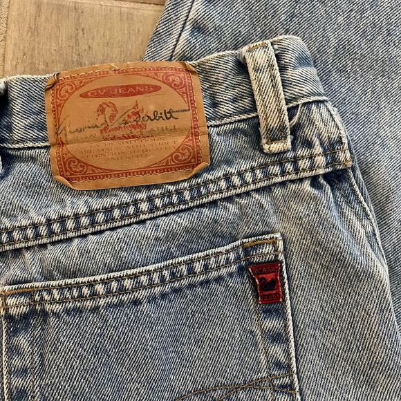Vintage Gloria Vanderbilt High Waisted Mom Jeans Zipper Front Petite 14 - Picture 1 of 6